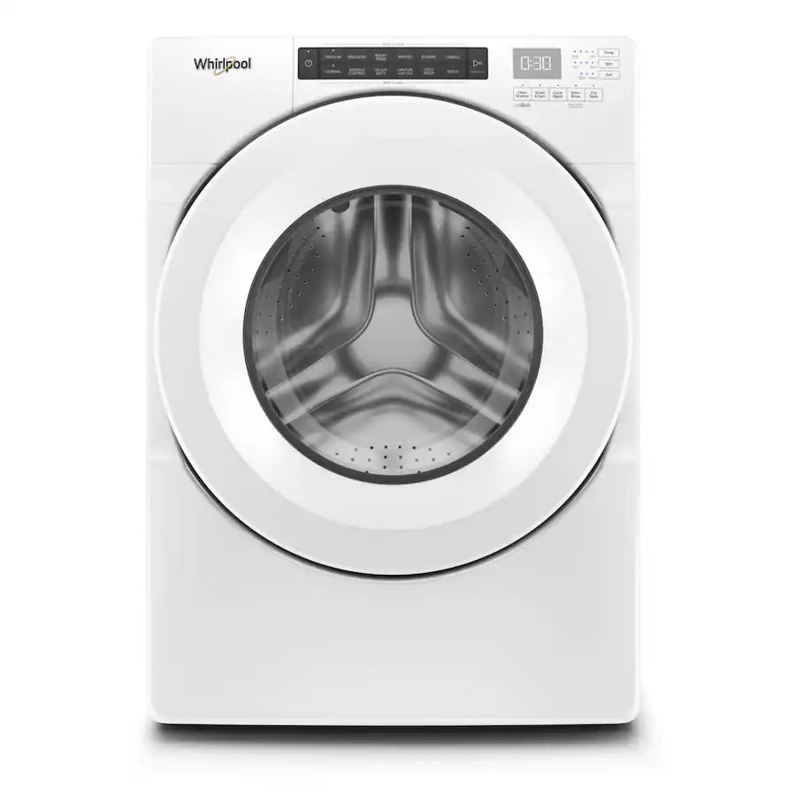 Whirlpool - 4.3 Cu. Ft. High Efficiency Stackable Front Load Washer with 35 Cycle Options - White