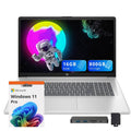 HP - Upgraded - 17.3" FHD IPS Laptop,Intel Core 7-150U,16GB RAM,512GB SSD+288GB Docking Station Set,Intel Graphics,Win 11 Pro - Silver