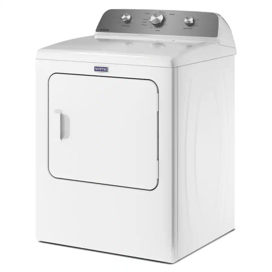 Maytag - 7.0 Cu. Ft. Electric Dryer with Wrinkle Prevent - White