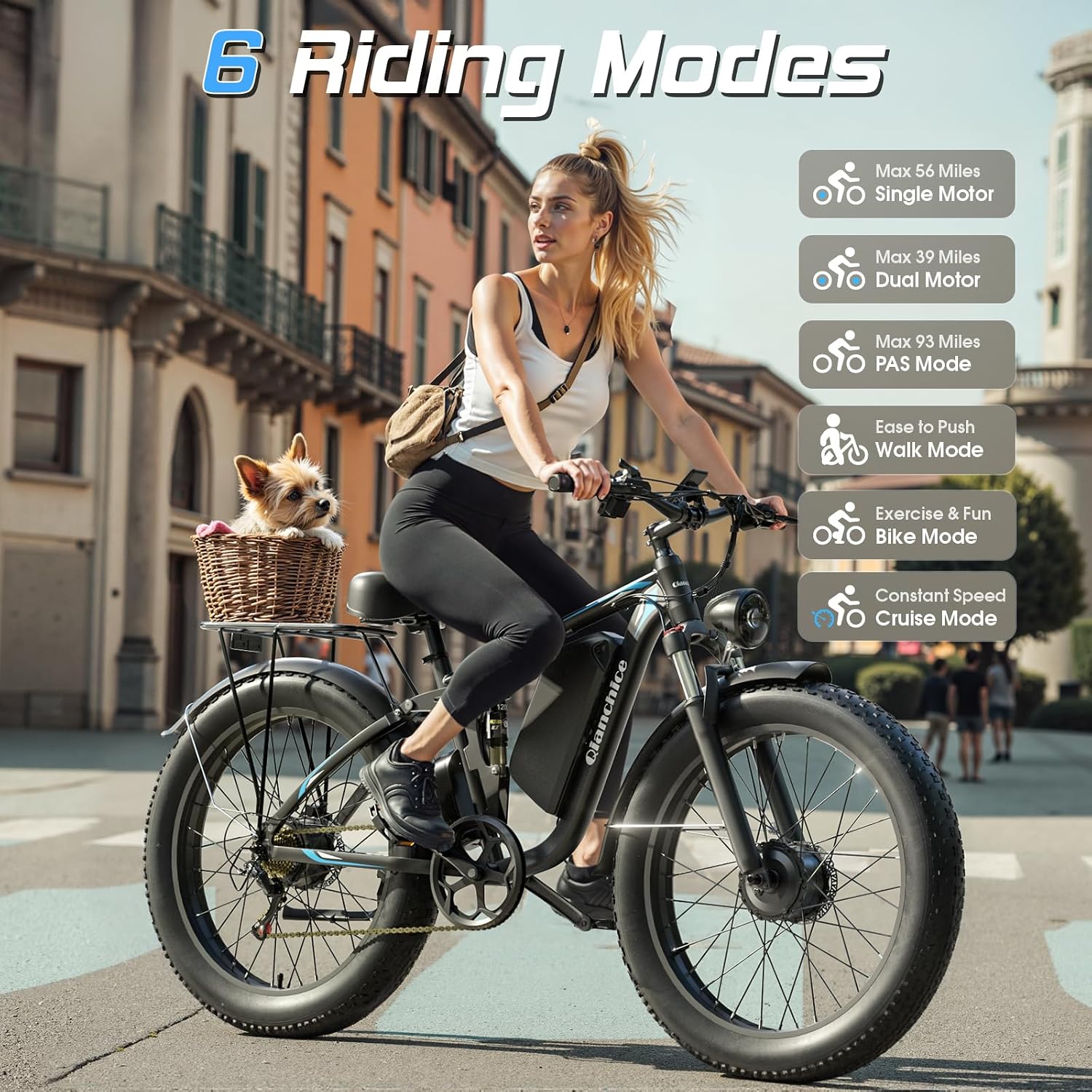 9000W Peak Dual Motor Electric Bike for Adults-Women-Men-Teenagers