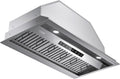Range Hood Insert 36Inch,Built-in Kitchen Hood with 980 CFM, Ducted/Ductless Convertible