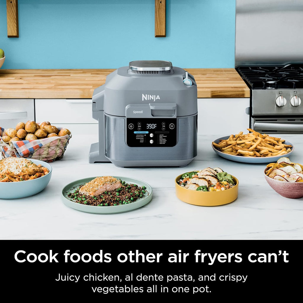 Ninja SF301 Speedi Rapid Cooker & Air Fryer, 6-Quart Capacity, 12-in-1