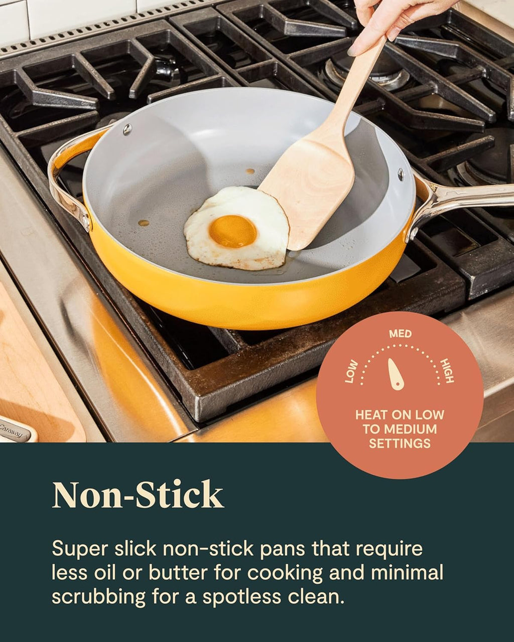 Caraway Deluxe Non-stick Ceramic Cookware Set (16 Piece) Pots