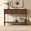 ARTPOWER Console Table with Drawers for Entryway, Mid-Century Entryway Table with Storage