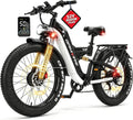 2026 9000W Peak Dual Motor Electric Bike, 52V 30AH LG Cells, 26" Fat Tire E-Bike for Adults