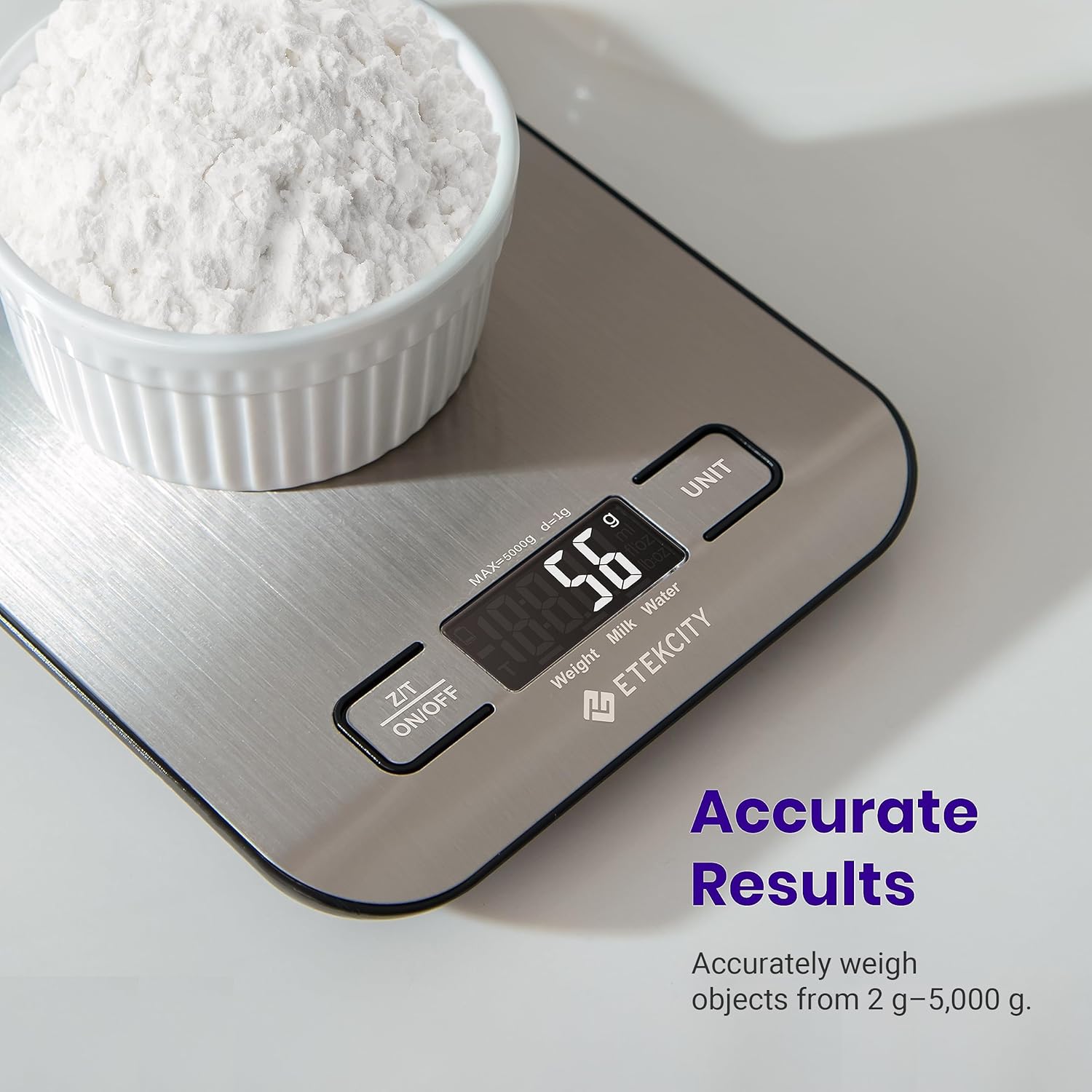 Etekcity Food Kitchen Scale, Digital Grams and Ounces for Weight Loss, Baking, Cooking