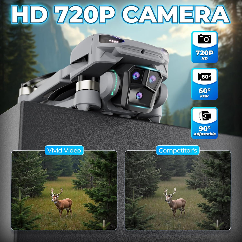 Contixo F23 GPS Drone With Camera, 46 Min Flight Time, 4.5" Screen Remote, Follow Me