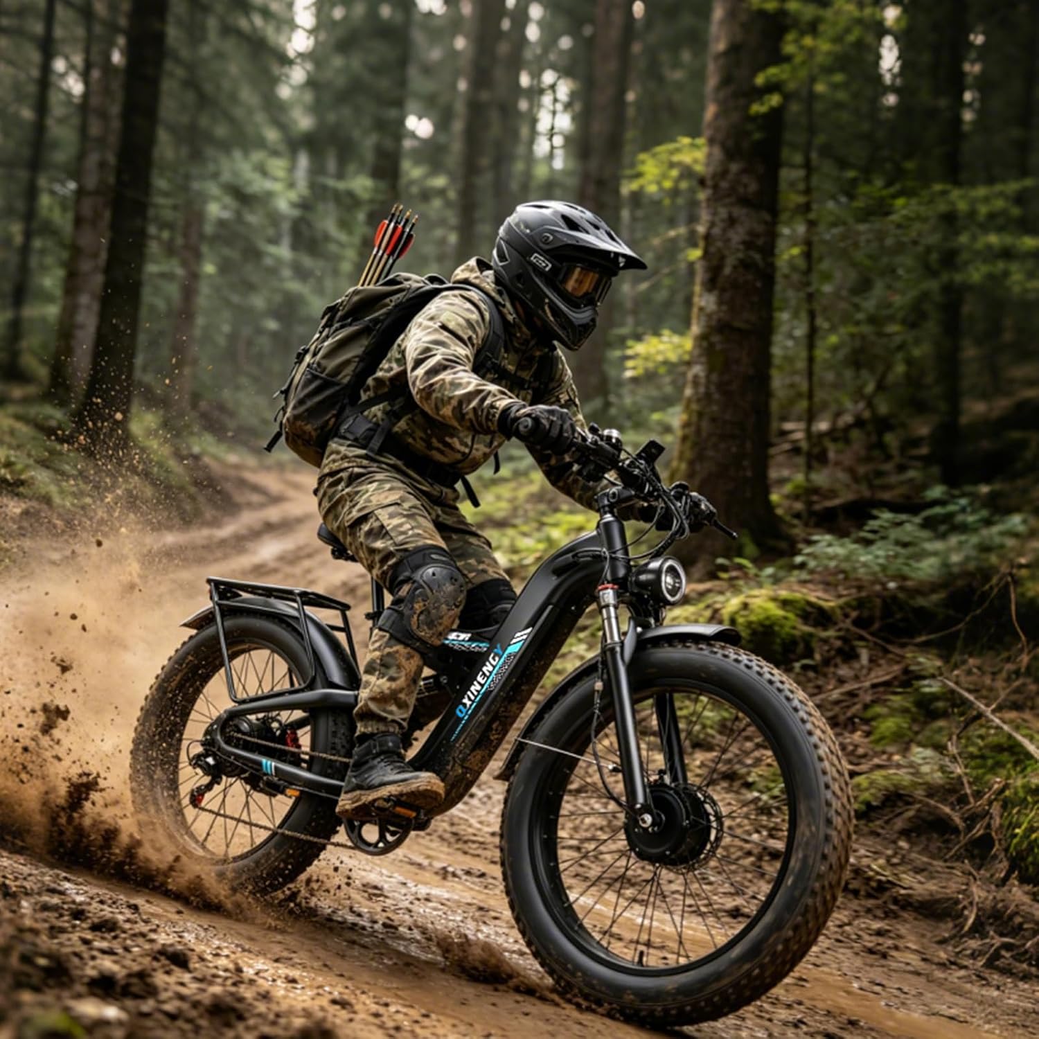8000W Peak Dual Motor Ebike for Adults, Max 50 MPH, 52V 30AH Up to 100 Miles