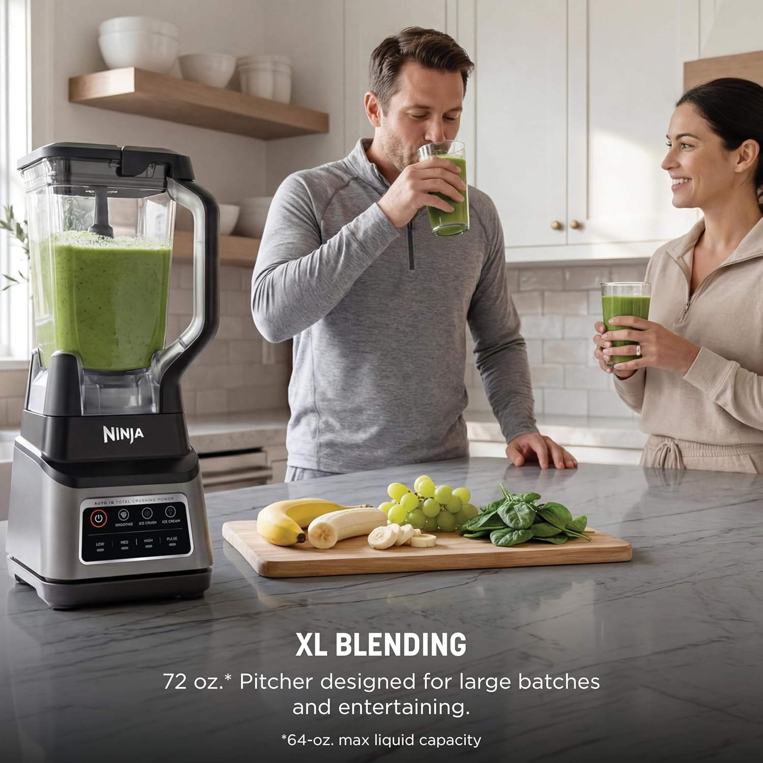 Ninja Professional Plus Blender, Auto-iQ, 1400W, 72oz Pitcher, BN701 | 1400 peak-watt motor