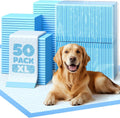 50-Pack Extra Large Pee Pads - 34" x 28" Puppy Pads for Dogs with 6-Layer Leakproof Protection