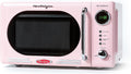 Nostalgia Countertop Microwave Oven with Easy Clean Interior -