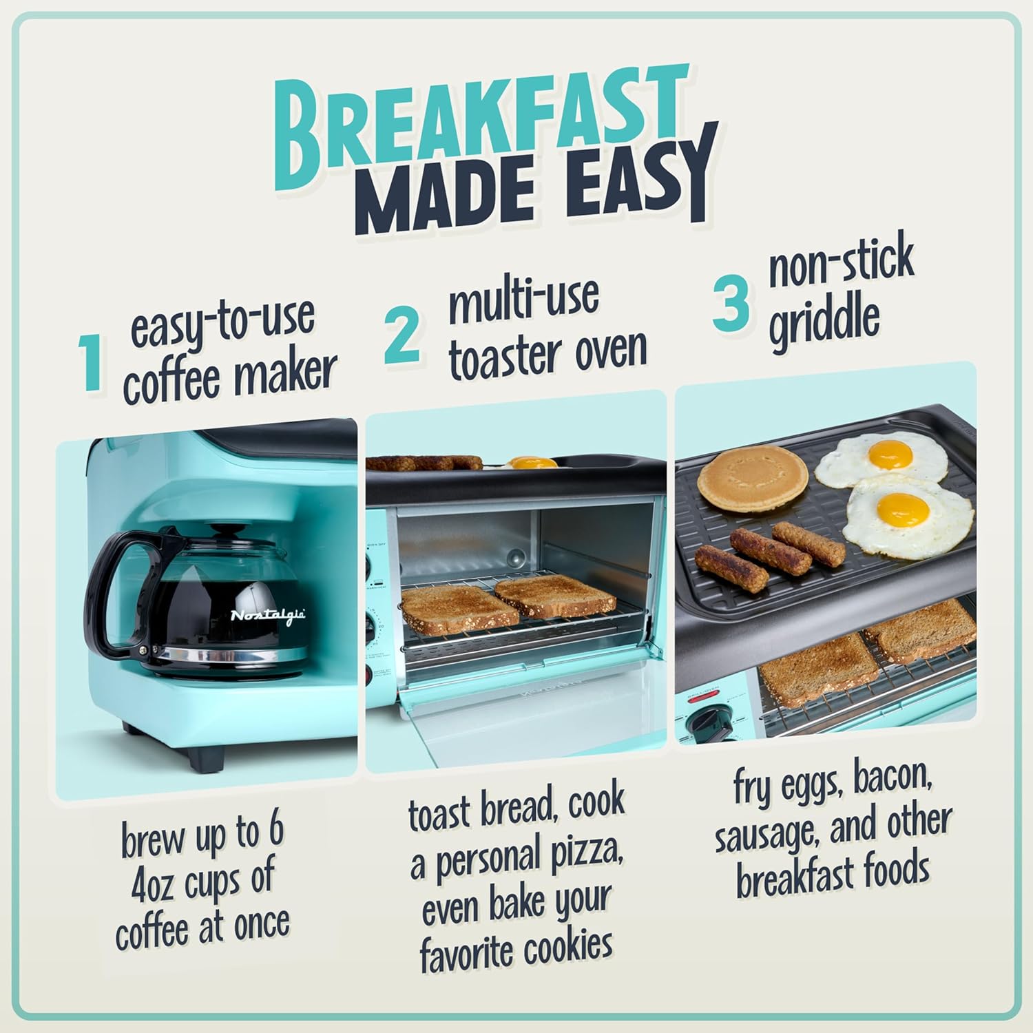 Nostalgia 3-in-1 Breakfast Station