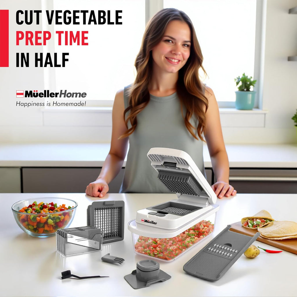 Mueller The Real Original Pro Chopper since 2013 Vegetable Chopper Mandoline Slicer