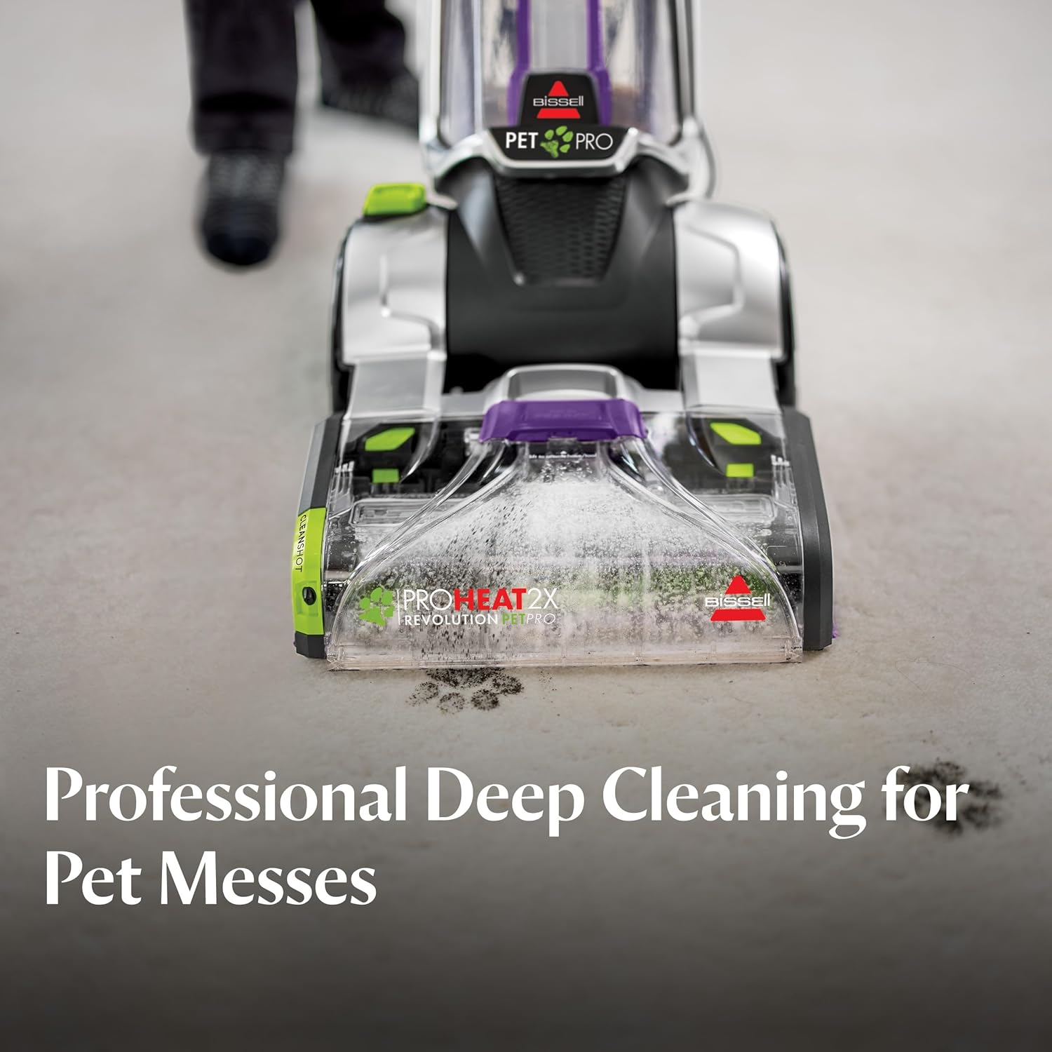 BISSELL ProHeat 2X Revolution Pet Pro Plus, 3588F, Upright Deep Cleaner, 30-minute Dry Time,