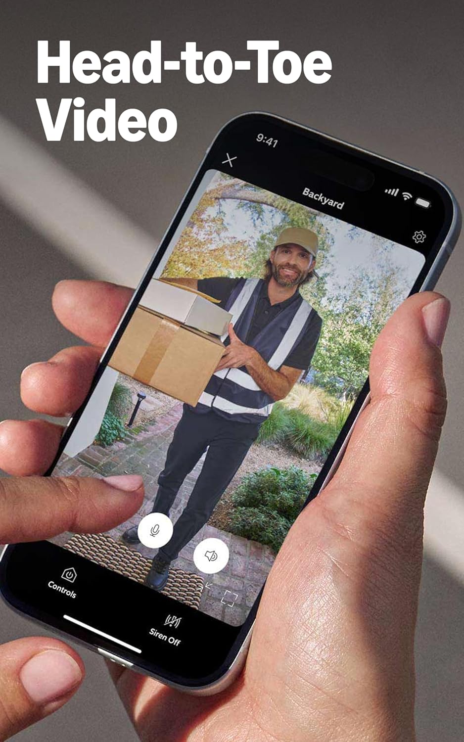 Ring Battery Doorbell, Home or business security with Head-to-Toe video, Live View