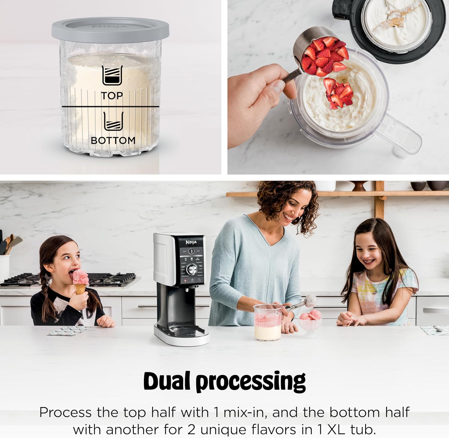 Ninja CREAMi Deluxe Ice Cream Maker | 11-in-1 Create Frozen Desserts