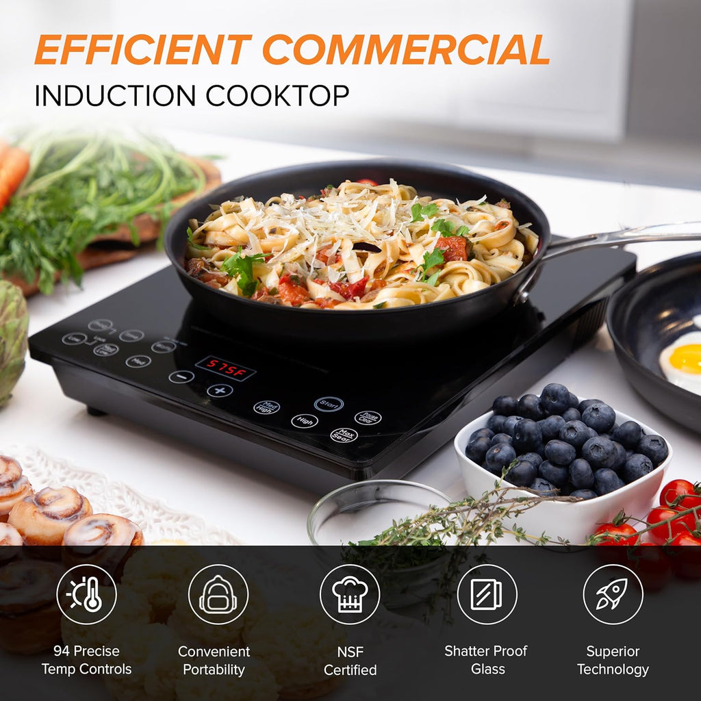 Nuwave Portable Induction Cooktop, NSF-Certified Single Electric Burner
