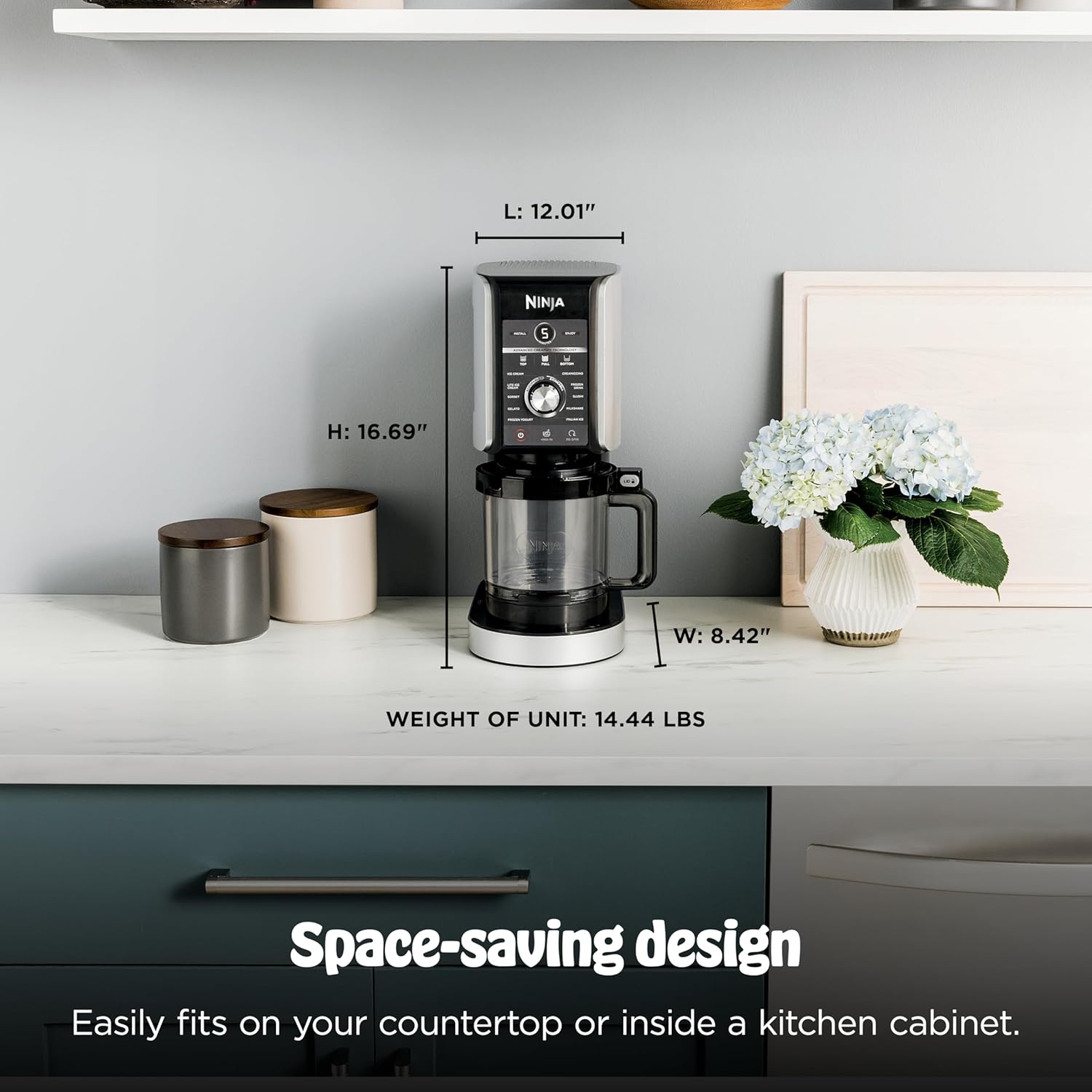 Ninja CREAMi Deluxe Ice Cream Maker | 11-in-1 Create Frozen Desserts