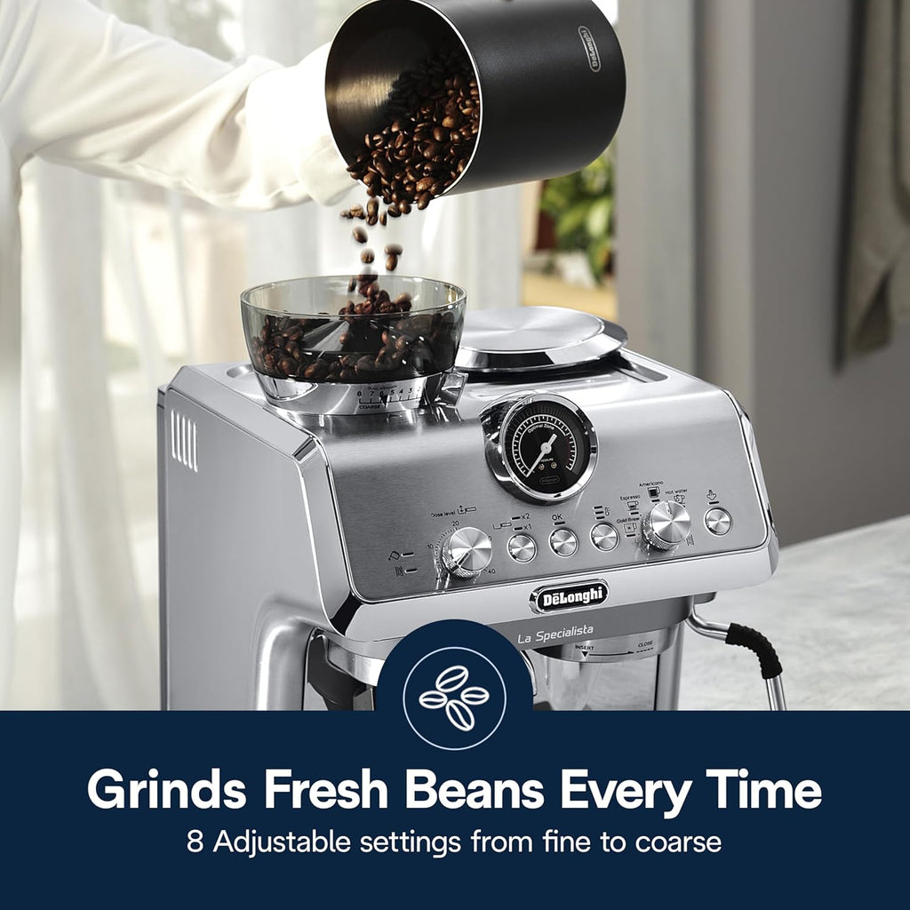De'Longhi La Specialista Arte Evo Espresso Machine - Compact Cold Brew Coffee Maker