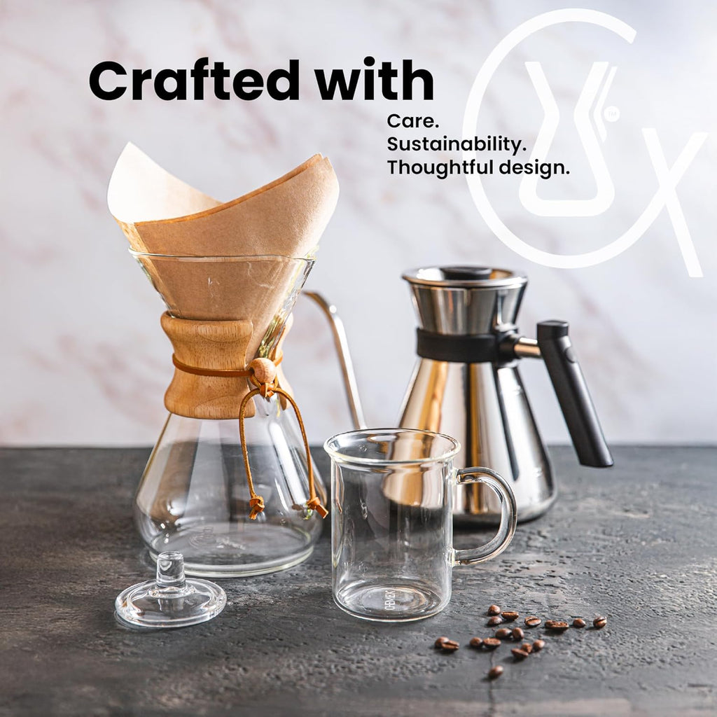 Chemex Ottomatic Pour Over Coffee Maker Set, 40 oz Capacity