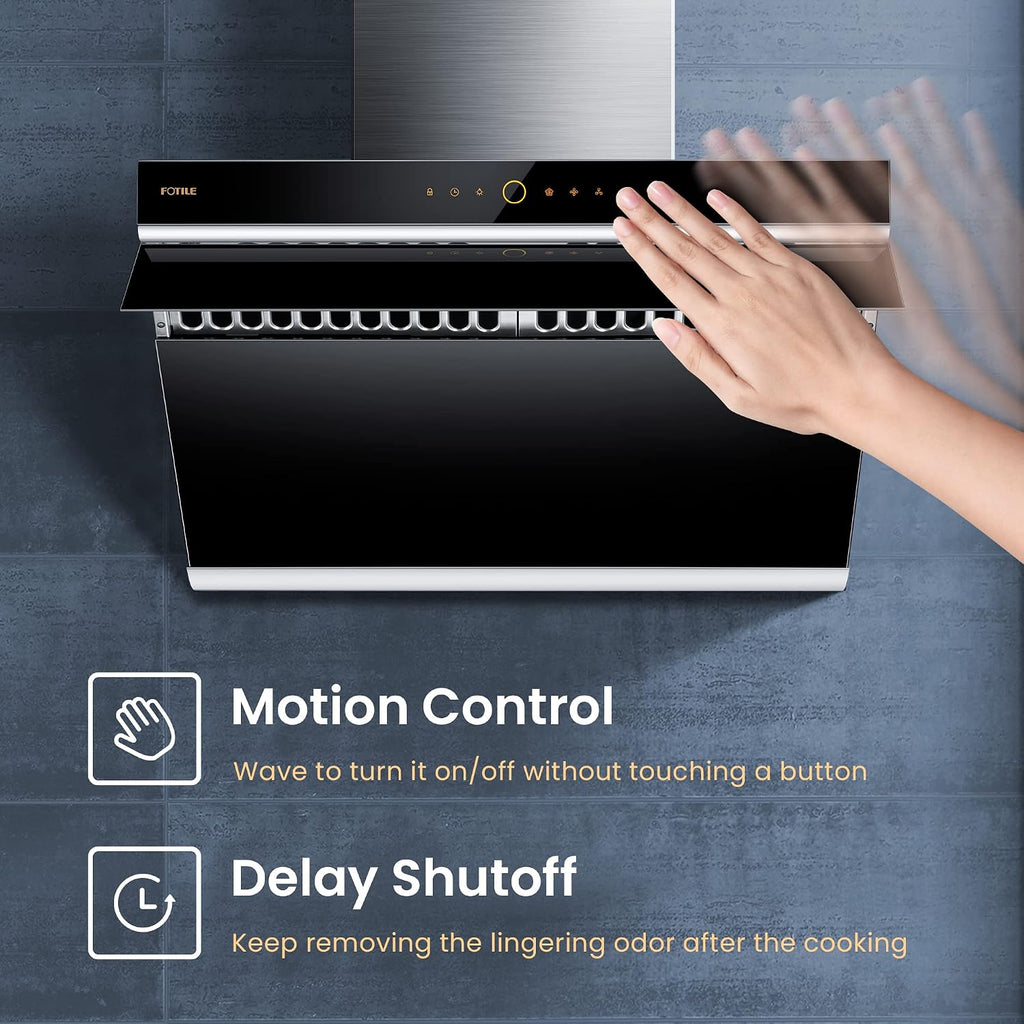 FOTILE JQG7505 30” Under-Cabinet or Wall-Mount Range Hood | Dual DC-Motor