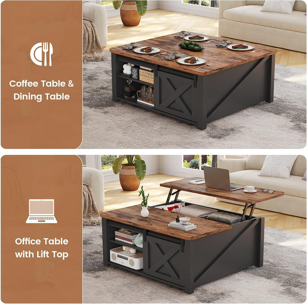 SEDETA 31.5" Lift Top Coffee Table