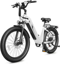 C30 Electric Bike for Adults,1800W Peak Motor,24" Fat Tire Ebike with Removable 48V