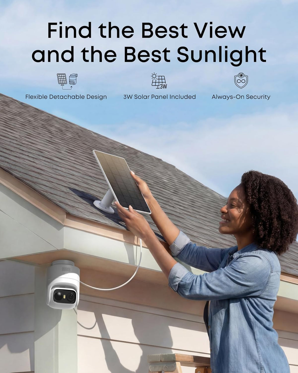 eufy Security eufyCam C37 2-Cam Kit, 360° Pan&Tilt Auto tracking, Security Cameras Wireless Outdoor, 2K Solar Powered