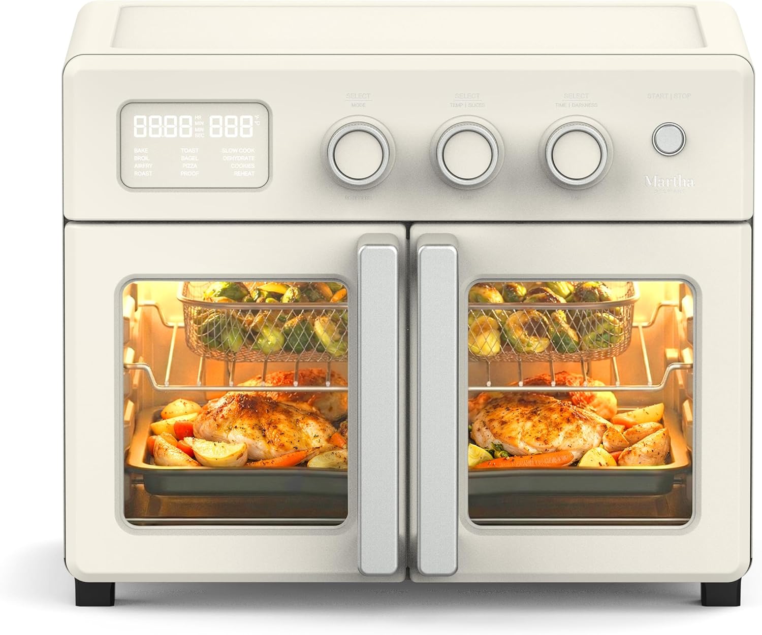 Martha Stewart French Door Air Fryer Toaster Oven Combo, 34QT