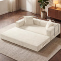 78 Inch Convertible Sofa Bed, 5-in-1 Futon Sofa Bed Pull Out Couch