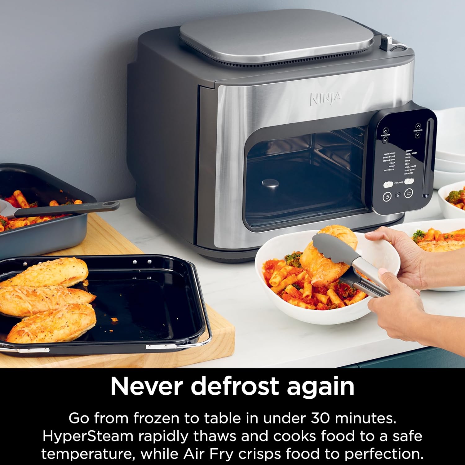 Ninja Combi All-in-One Multicooker, Oven, & Air Fryer, Complete Meals in 15 Mins, 14-in-1