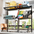 ADBIU Over The Sink Dish Drying Rack (Expandable Height and Length)