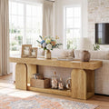 Tribesigns 63-Inch Console Table for Entryway, Farmhouse Wooden