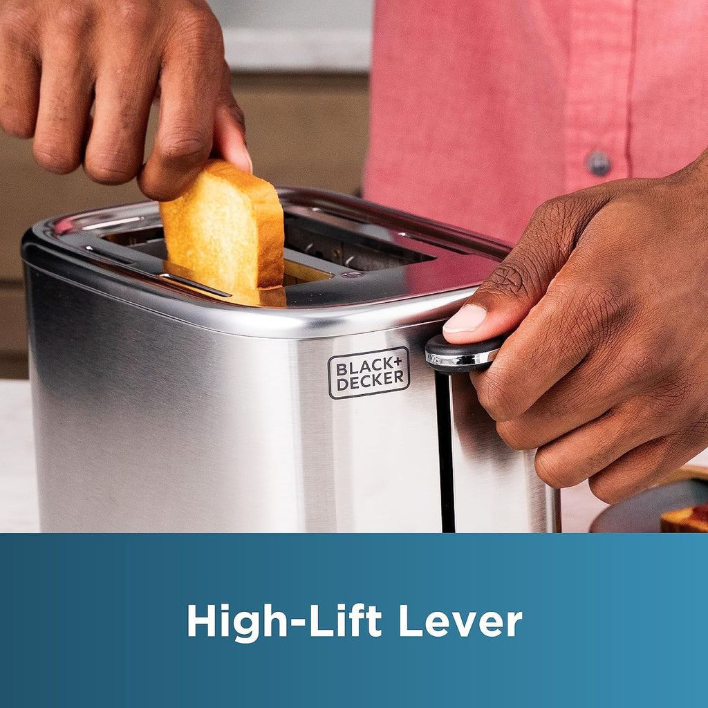 BLACK+DECKER® 2-Slice Toaster with 7 Toast Shade Settings