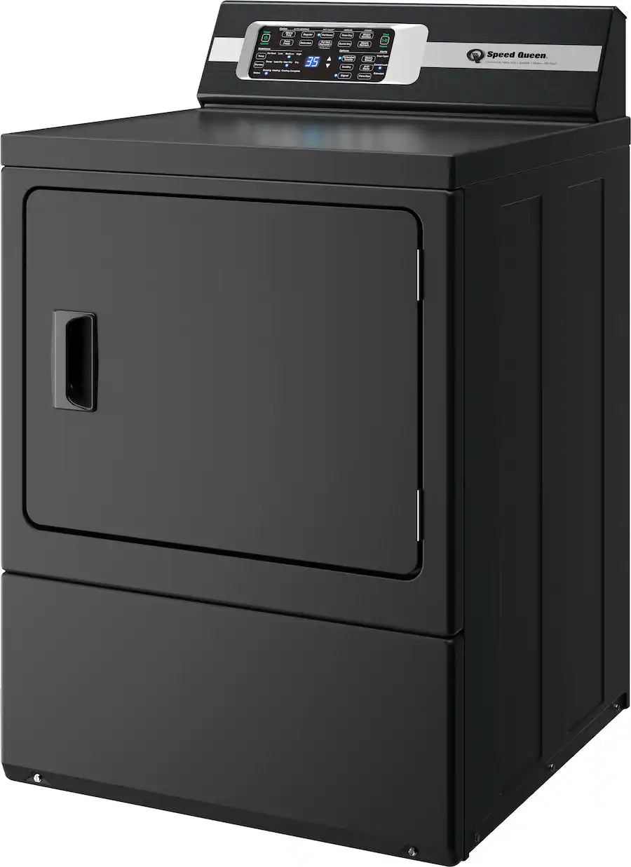 Speed Queen - DR7 Pet Friendly Sanitizing Electric Dryer - Matte Black