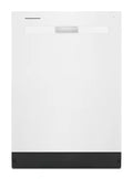 Whirlpool - 24 inch Quiet Dishwasher with Boost Cycle and Pocket Handle - White