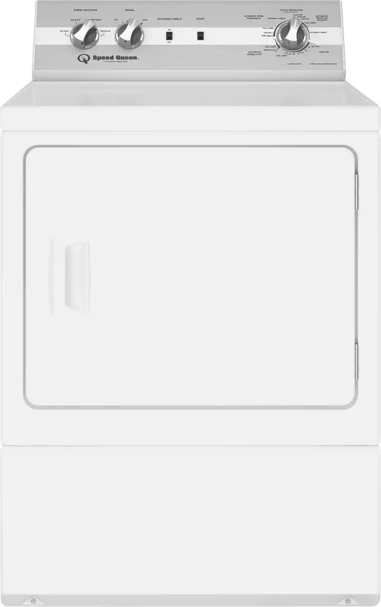 Speed Queen - DC5 Sanitizing Electric Dryer - White