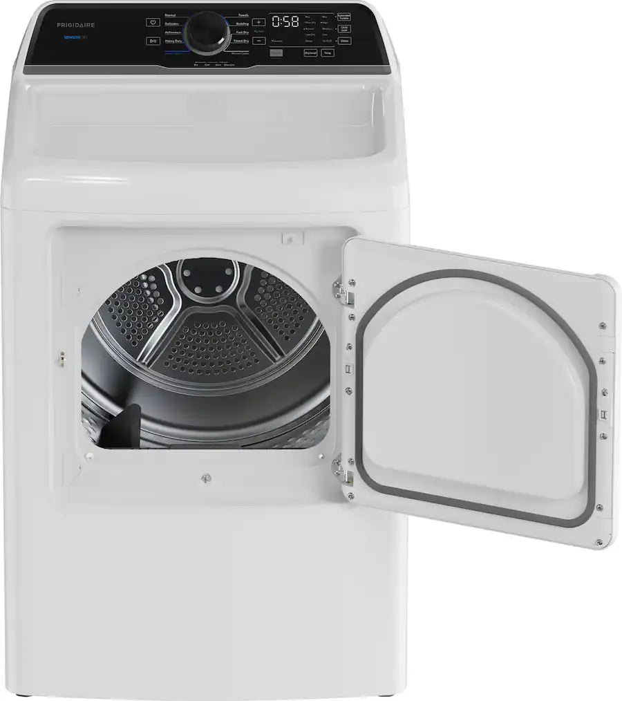 Frigidaire - 7.0 Cu. Ft. Electric Dryer with Sensor Dry Technology - White