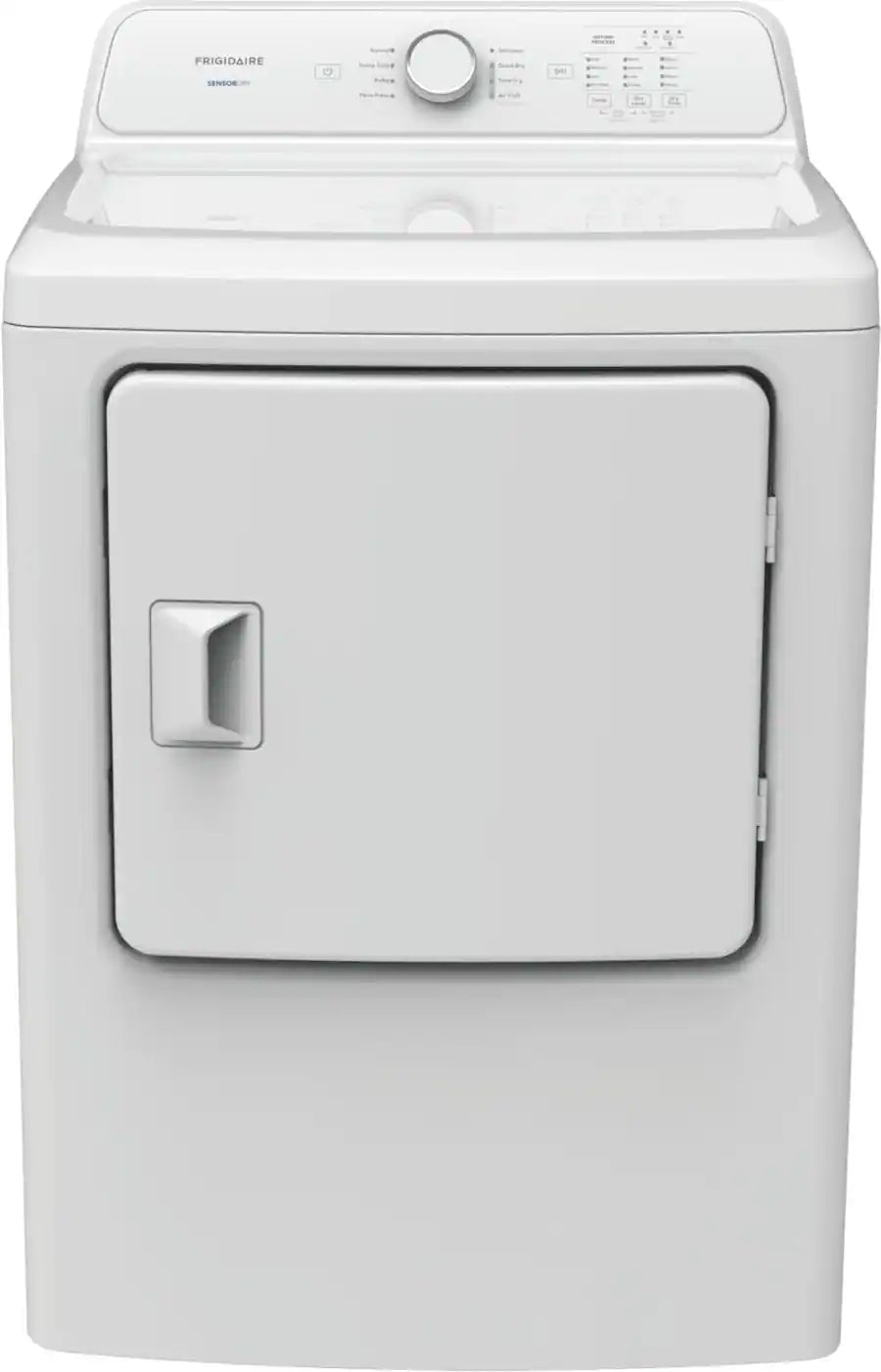 Frigidaire - 7 Cu. Ft. Electric Dryer with 8 Dry Cycles - White