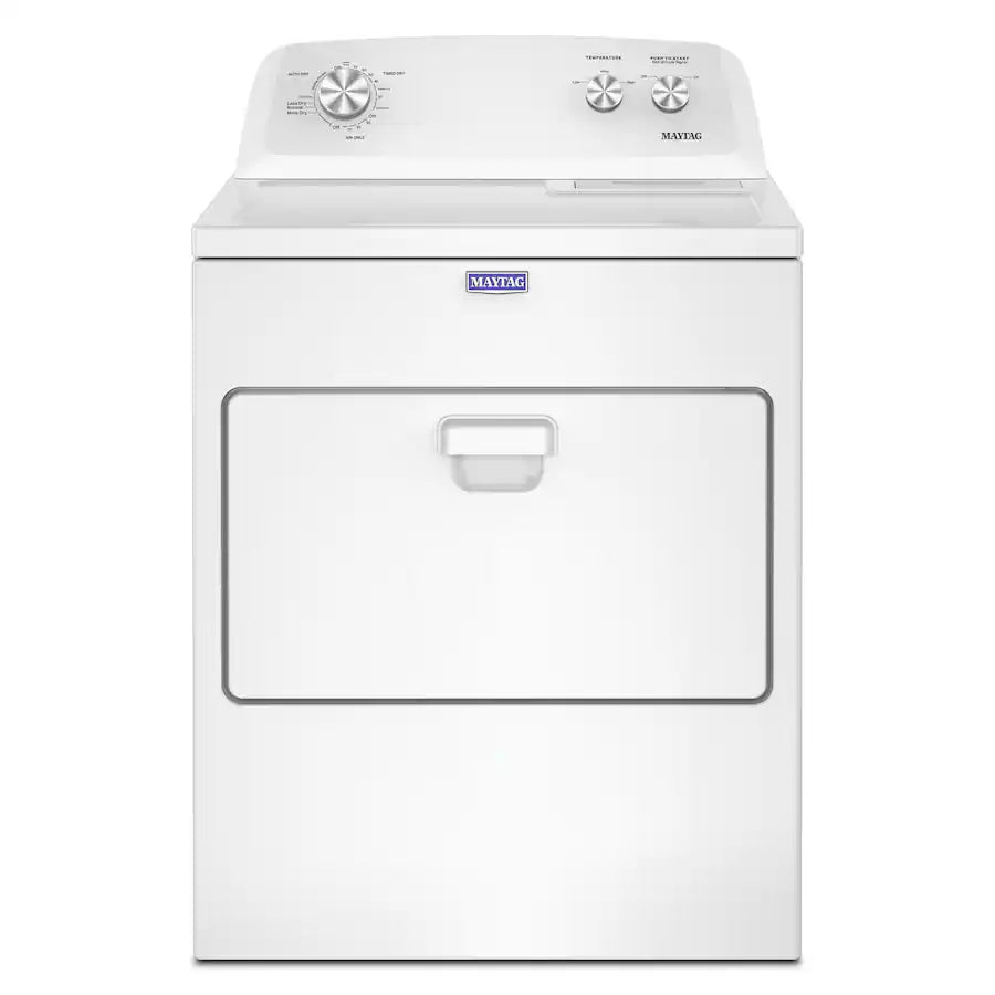 Maytag - 7.0 Cu. Ft. Electric Dryer with Wrinkle Prevent Option - White