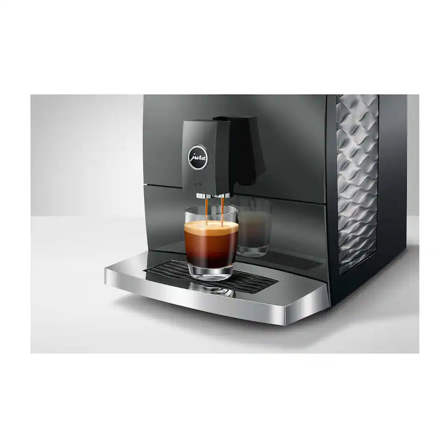 JURA - C9 Automatic Coffee Espresso Machine with 17 Specialties (Piano Inox) - Black