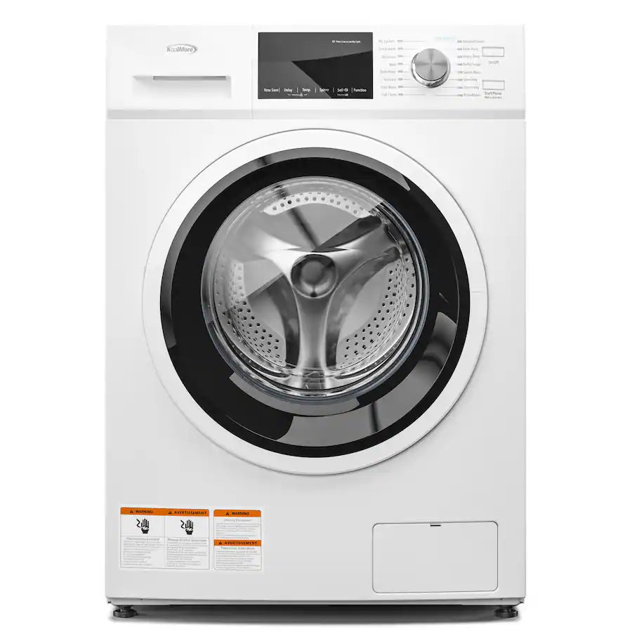 Koolmore - 2.7 cu. ft. Stackable Front Load Compact Washing Machine, FLW-3CWH - White