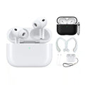 Apple - AirPods Pro (3rd generation) Black Bundle With Accessories